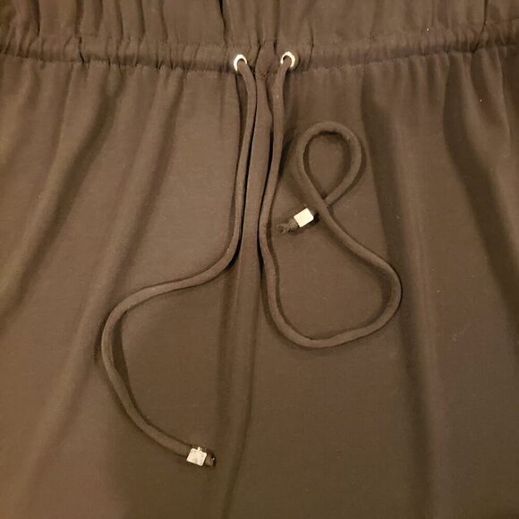 NWOT Michael Kors Black Drawstring Waist Dress Size Small - Picture 7 of 13